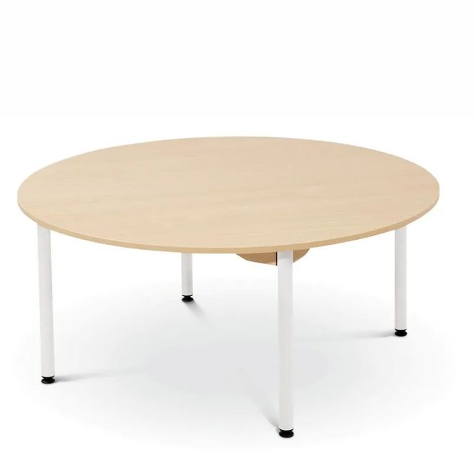 Tisch rund 120 cm laminiert, 5 Farben, 7 Höhen